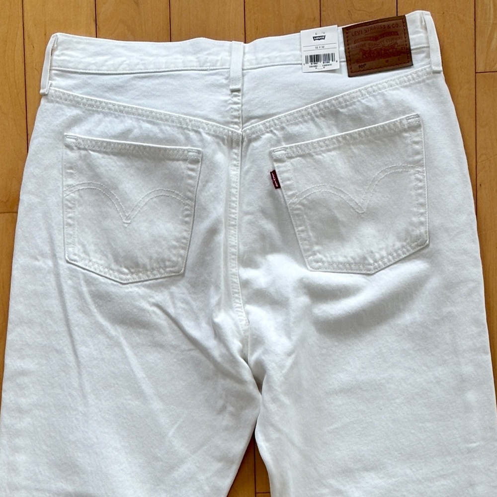 LEVI'S 501 Original button fly high rise straight leg 32 x 32 red tab - Picture 2 of 12